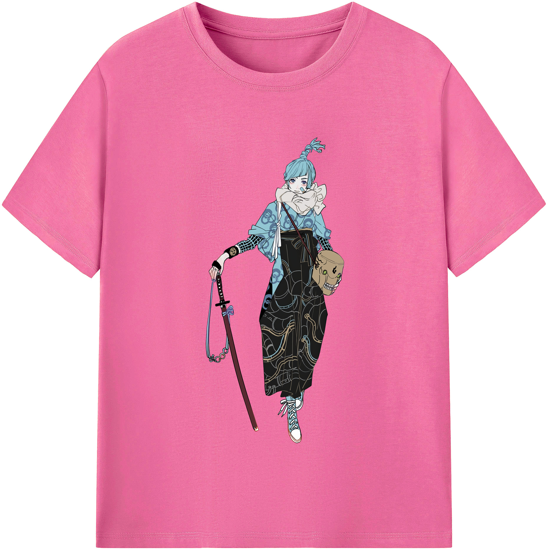 （画像用） 呪術廻戦 Jujutsu Kaisen レディースカジュアルプリントTシャツ（綿100％）